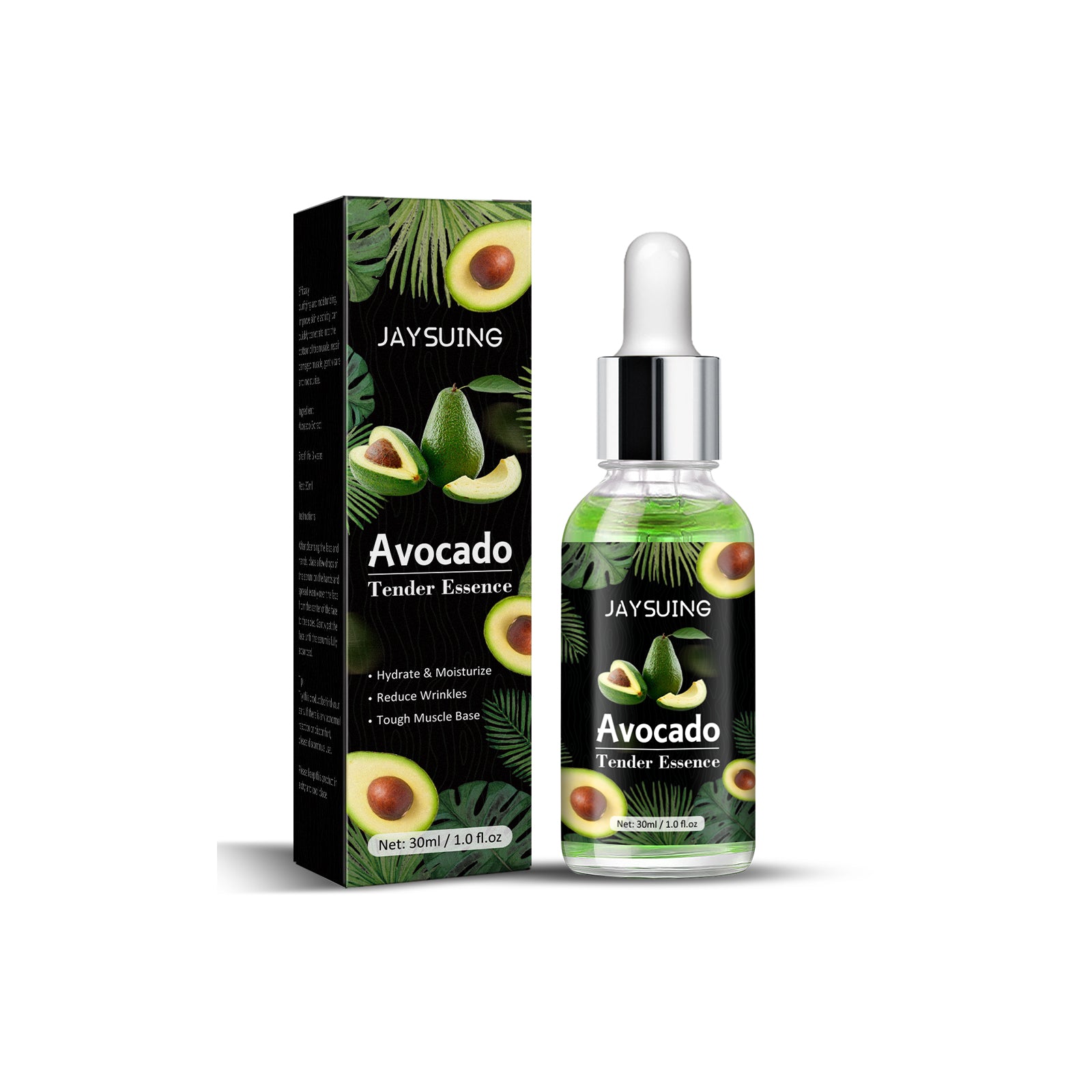 $21.46 - Jaysuing Avocado Serum, Brightens Skin Tone, Diminishes Fine Lines, Hydrating Skin Essence