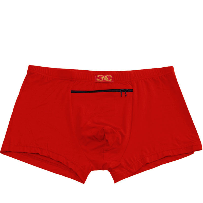 $11.63 - Men's Lined Underwear, Seasonal Breathable Boxer Briefs, Large Pockets for All Body Types