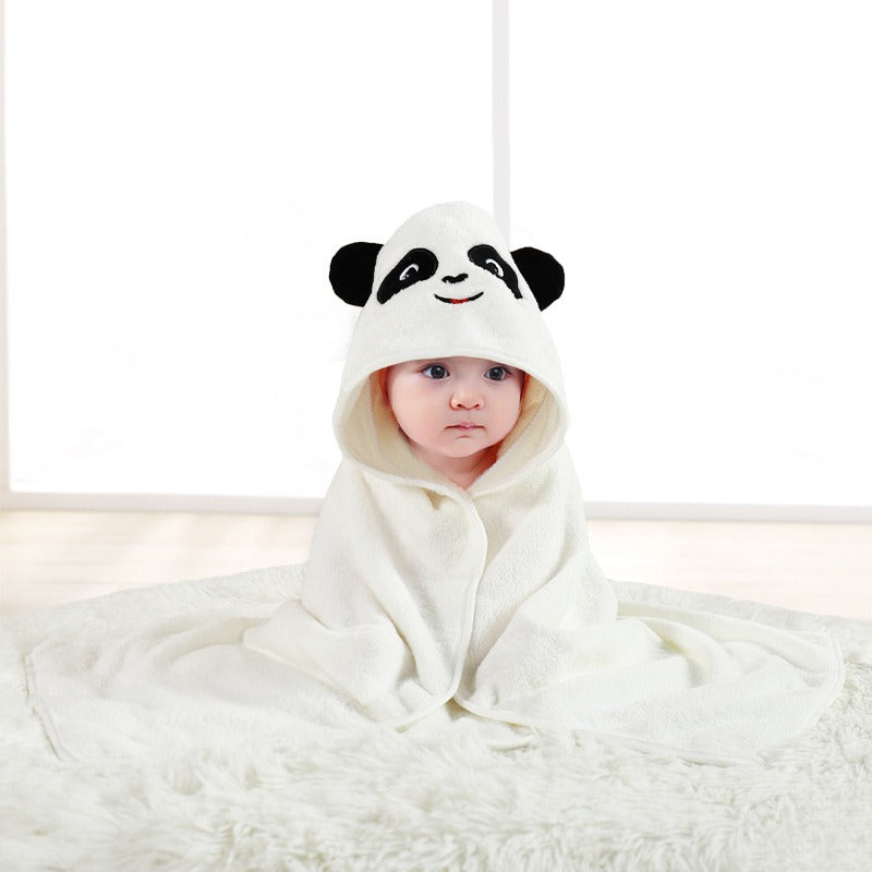 13,97 USD serviette de bain à capuche pour bébé, motif éléphant et animal de dessin animé, en gros.