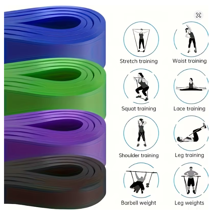 Ceinture élastique de traction pour le yoga à domicile, multifonctionnelle, pour le renforcement musculaire et la musculation (hommes).