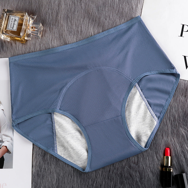 $10.48 - Women's Comfortable Mesh Leakproof Triangular Sanitary Panties