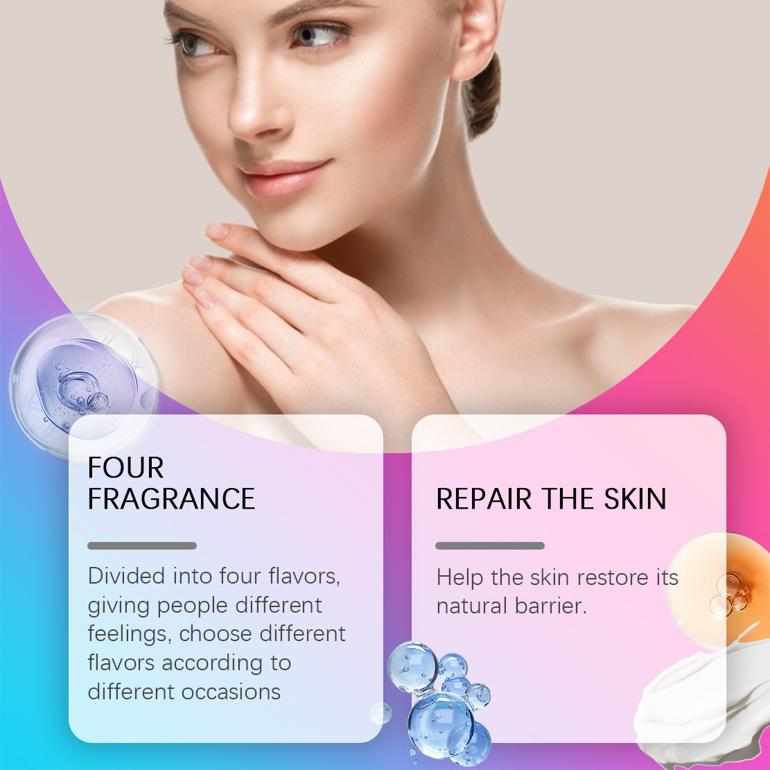 $25.52 USD - Perfumed body care set, spray deodorant, and body lotion for a festive scent that lasts.