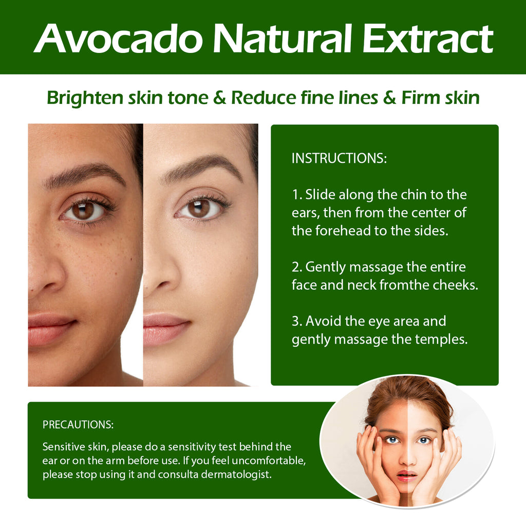$21.46 - Jaysuing Avocado Serum, Brightens Skin Tone, Diminishes Fine Lines, Hydrating Skin Essence