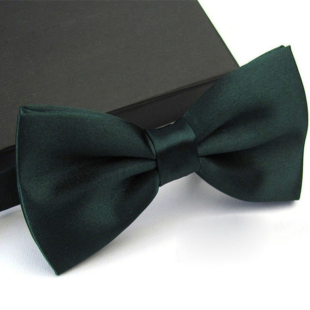 12.43 USD Nœud papillon homme, 1 pièce, style classique, en satin, idéal pour smoking, mariage ou soirée. Motif papillon ajustable.
