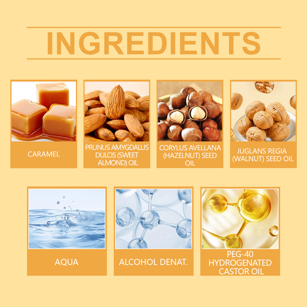 16.88 USD - Roxelis Light Caramel Scented Body Mist - Long-lasting Fresh Body Fragrance