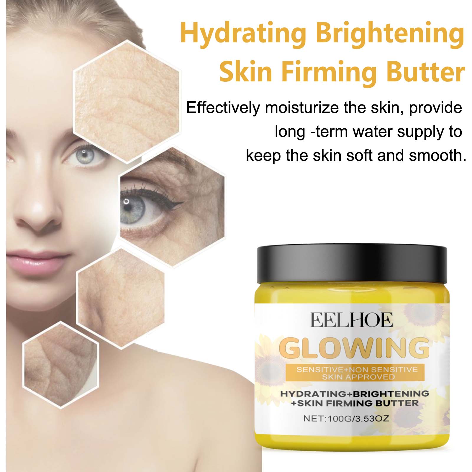 19.78 USD - Turmeric Firming Cream: reduces wrinkles, firms facial skin, and moisturizes skin. Anti-Wrinkle Cream