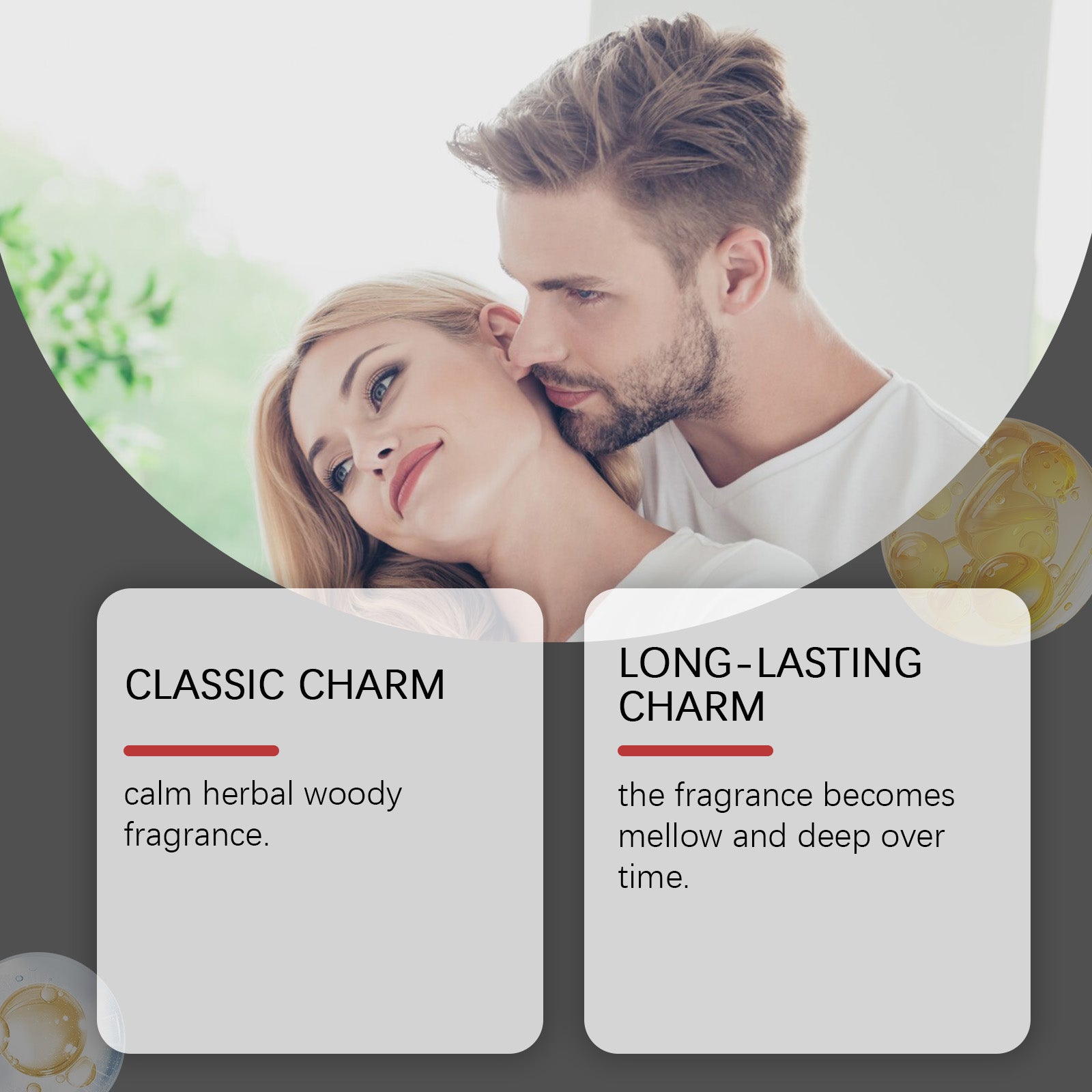 $18.63 - Roxelis Sandalwood Eau de Cologne, romantic fragrance, exudes charm, intimate atmosphere, fresh and long-lasting scent, travel size.