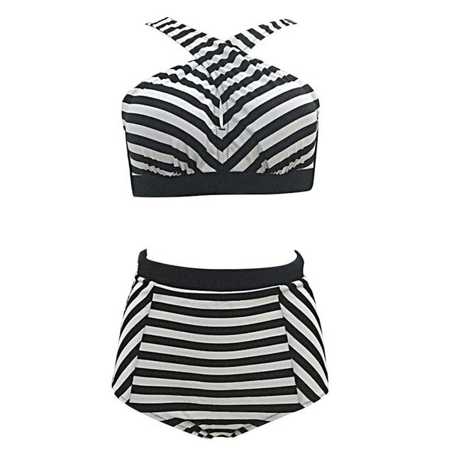 Maillot de bain grande taille, maillot de bain taille haute, bikini col montant, collection 2017, bikinis croisés, haut de maillot de bain femme, maillot de bain 5XL
