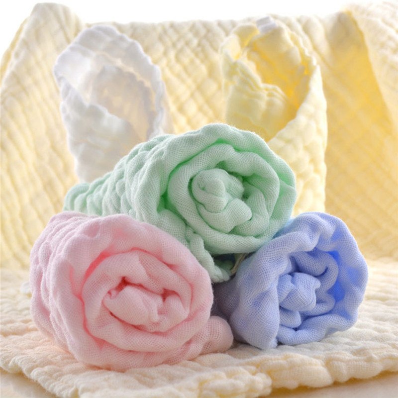 12.79 USD Serviette de bain bébé 100 % coton gaze, unie, ultra douce et très absorbante, idéale pour les nouveau-nés.