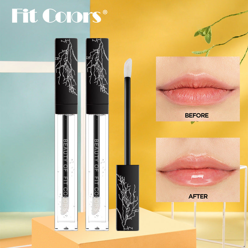 16,30 USD - Huile à lèvres transparente Fit Colors, gloss effet verre, gloss incolore, longue tenue, hydratation intense, superposition liquide