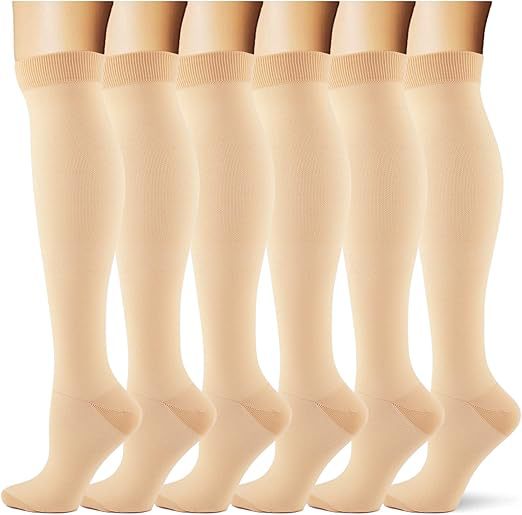 Knee-high socks, compression socks, elastic socks, sports socks (cycling, running, yoga), men's knee-high compression socks, women's socks