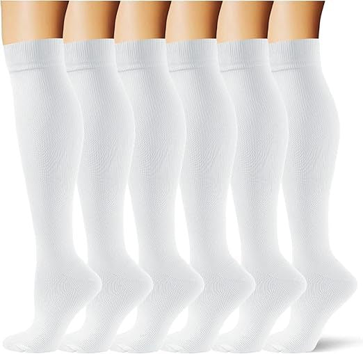 Knee-high socks, compression socks, elastic socks, sports socks (cycling, running, yoga), men's knee-high compression socks, women's socks