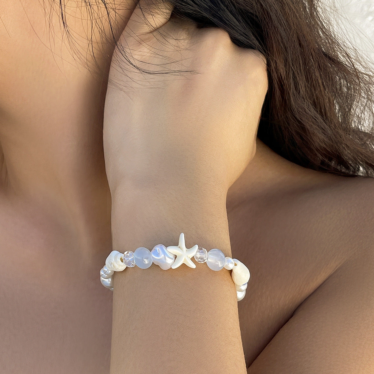 $8.14/9.30 USD - Simple and Versatile Magnetic Heart Tassel Star Pendant Bracelet