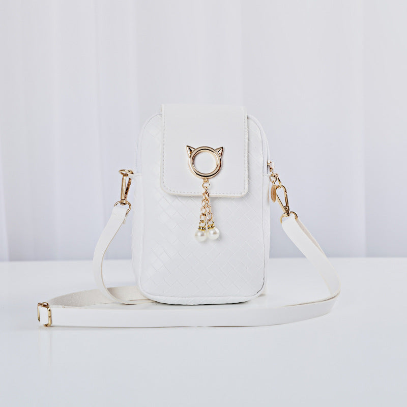 Trendy shoulder bag for women, mini cell phone bag, trendy messenger bag.
