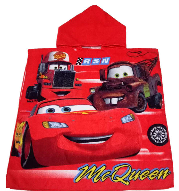 17.46 USD Cape de plage à capuche pour enfants, motif animaux, en microfibre, 60 x 120 cm, idéale pour la natation et le bain. Convient aux bébés et aux filles.