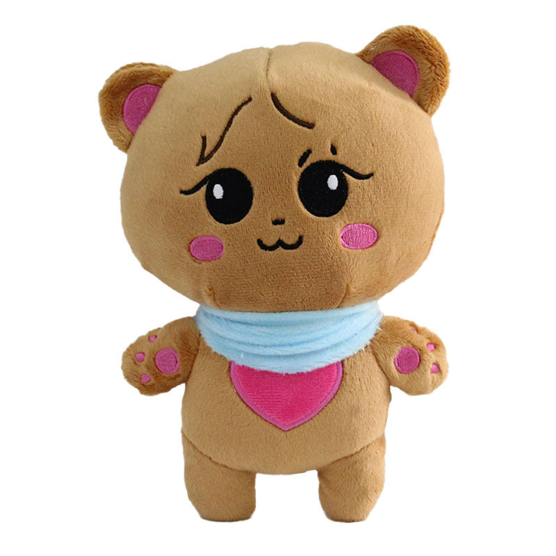 22,12 USD - Adorables peluches canard jaune, ours et lapin violet