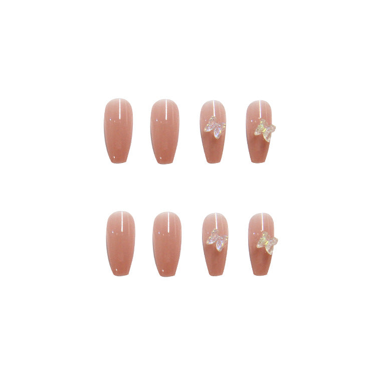 Aurora Butterfly Manicure, Nail Enhancements, Detachable Nail Patches, Nail Patches, Nail Patches, Ballerina Nails, Coffin Nails