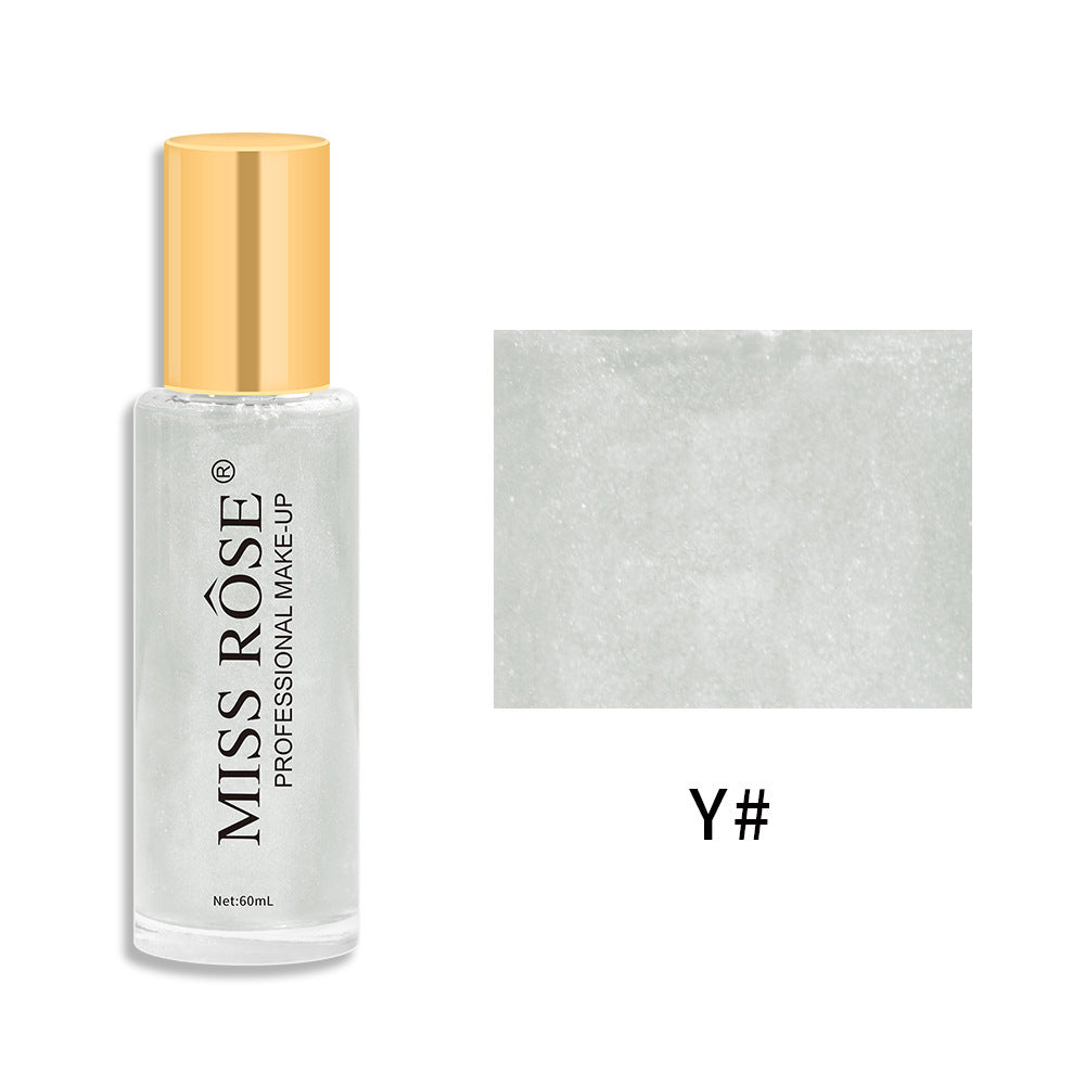 Spray corporal líquido con brillantina Quicksand, resistente al agua y al sudor, sin necesidad de maquillaje, nacarado, iluminador y realzador.