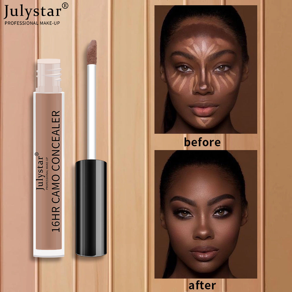 13.39 USD - New waterproof liquid concealer that doesn't require makeup remover, covering dark circles and acne marks.