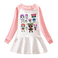 Robe à capuche pour fille avec motif de poupée surprise