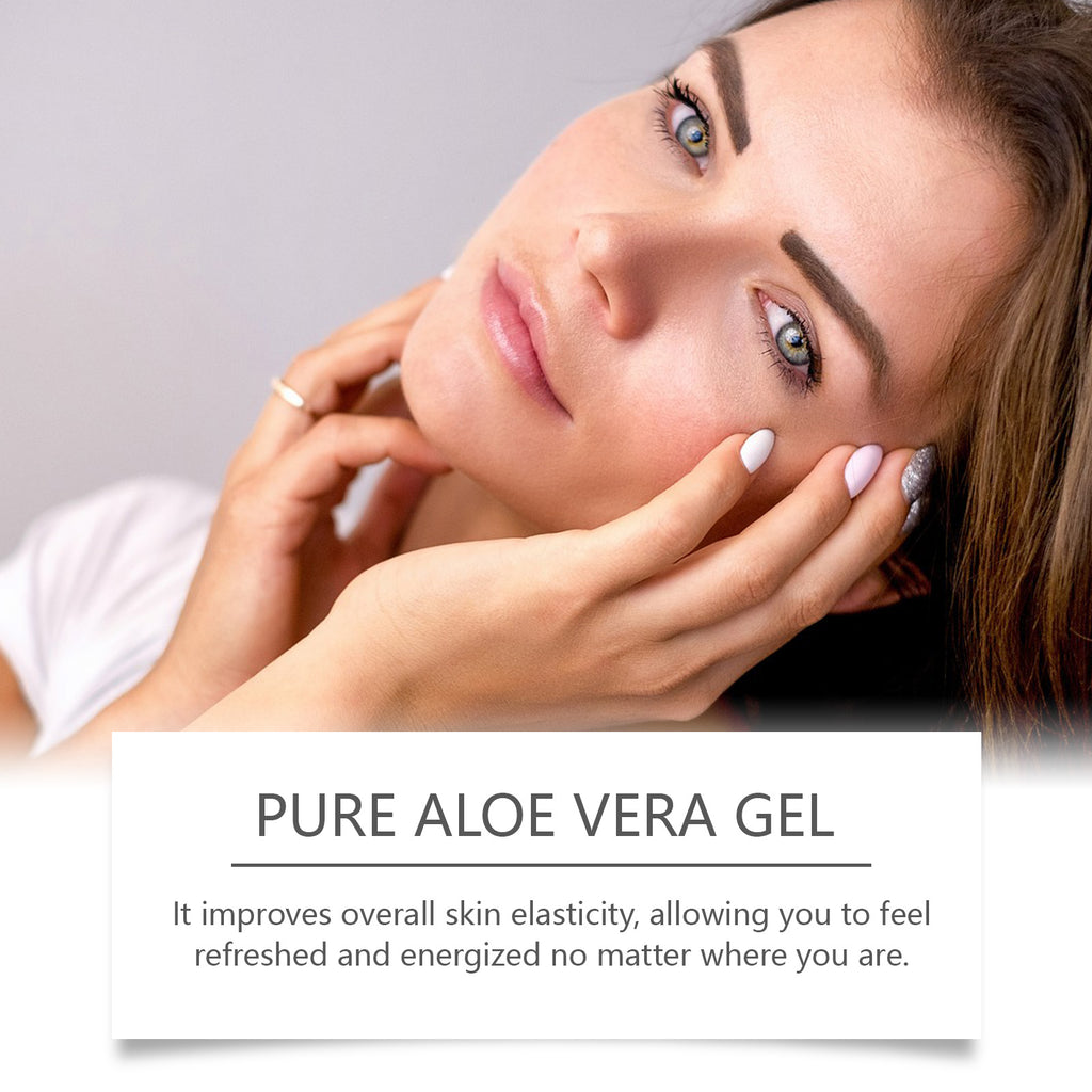 24.69 USD - Aloe Vera Soothing Gel, hydrating facial care, moisturizing care for acne-prone skin, soothing after-sun care, aloe vera gel cream