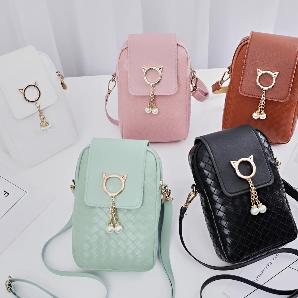 16.30 USD Sac bandoulière tendance pour femme, mini sac pour téléphone portable, sac messager tendance.