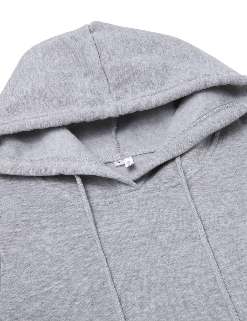 $29.09 - Women's Long Hoodies Autumn Winter Patchwork Fashion Pullovers Hooded Tops Casual Female Coats