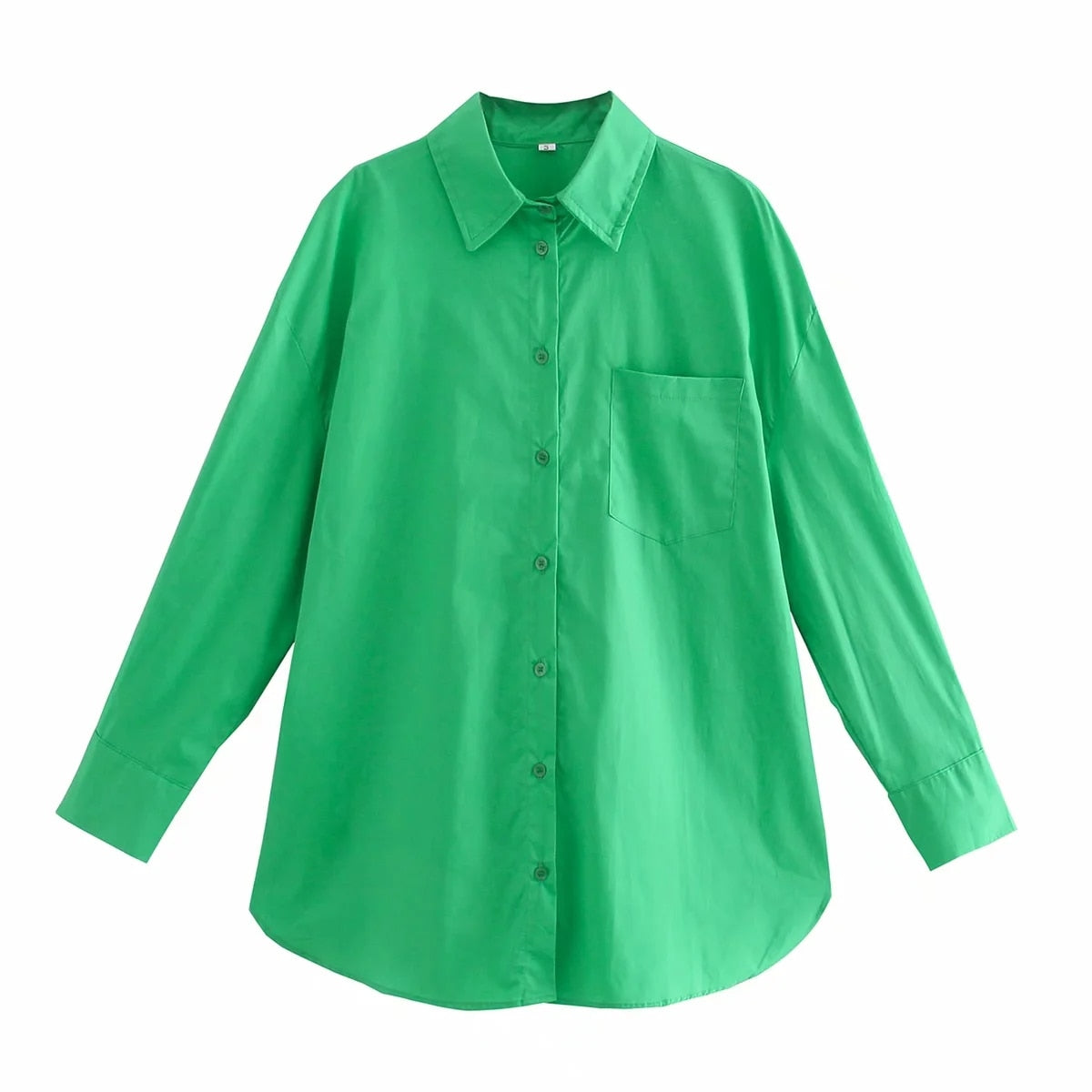 Chemise coton pour femme– Style oversize rose, 100 % coton, coupe ample, poches et boutons – Blouse chic et décontractée, style streetwear.