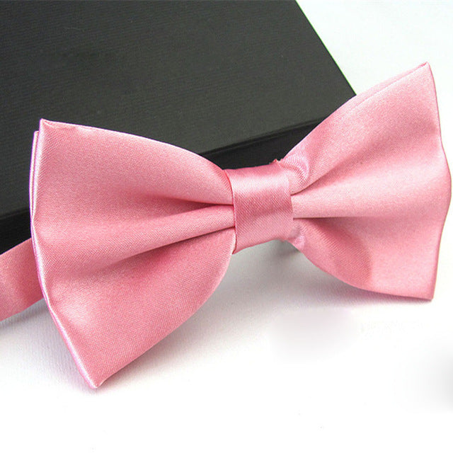 12.43 USD Nœud papillon homme, 1 pièce, style classique, en satin, idéal pour smoking, mariage ou soirée. Motif papillon ajustable.