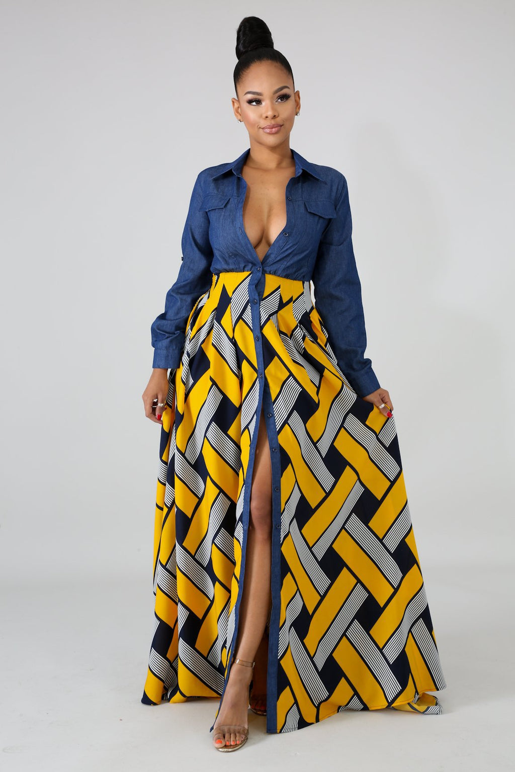 Robes africaines pour femmes – Mode printemps – Longue robe imprimée pour femme – Vêtements africains