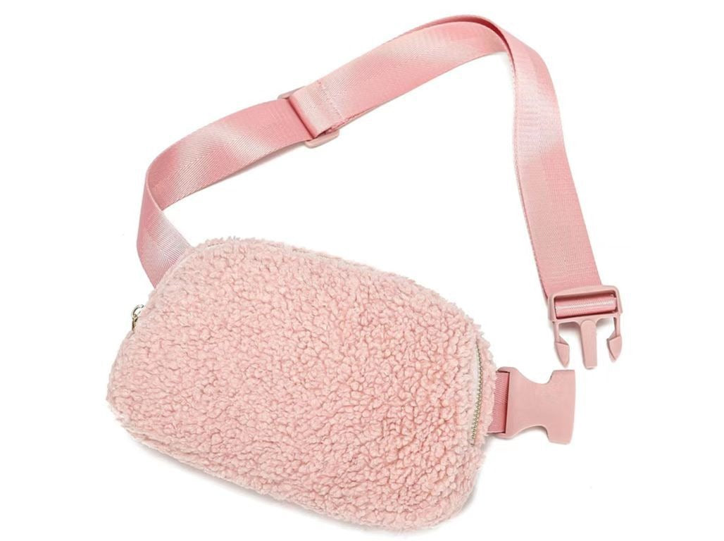 19.79 USD - Stylish Plush Fanny Pack for Women, Sport Chest Bag, Messenger Bag, Outdoor Sports Bag for Women.