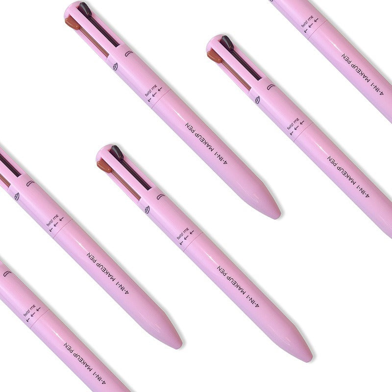 $8.14/11.98 - 4-in-1 Waterproof Eyebrow Pencil, for defining and shaping brows. Long-lasting, eyeliner and brow highlighter. Cosmetic makeup tool.