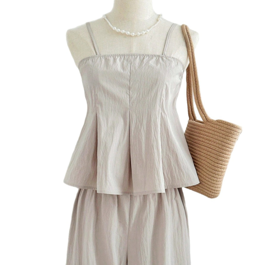 ensemble pantalon long sans manches