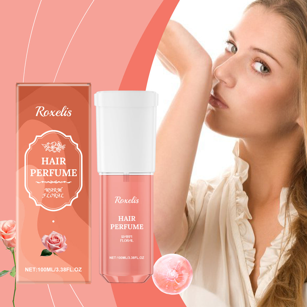 16.88 USD - Roxelis Perfumed Hair Mist for Women, with Rose, Nourishing and Hydrating, Fresh Floral Scent.