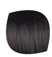 Perruque pour femme style européen/américain : longs cheveux bouclés noirs (type afro) avec raie au milieu et larges ondulations, en fibre synthétique (couverture complète)