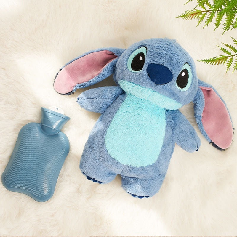 Bolsa de agua caliente de peluche inspirada en una celebridad animada
