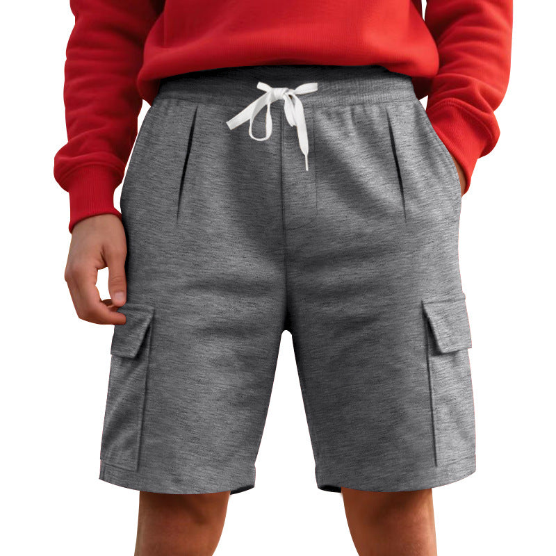 23,29 USD - Shorts multiples poches à jambes droites pour hommes