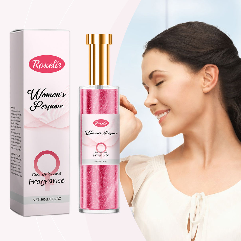 $17.58 - Roxelis Rose, a captivating women's perfume. A fresh and natural long-lasting fragrance. Ideal for everyday wear.