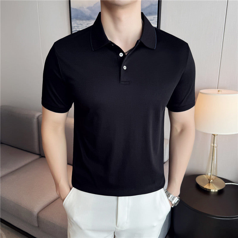 26.66 USD T-shirt polo à manches courtes pour homme