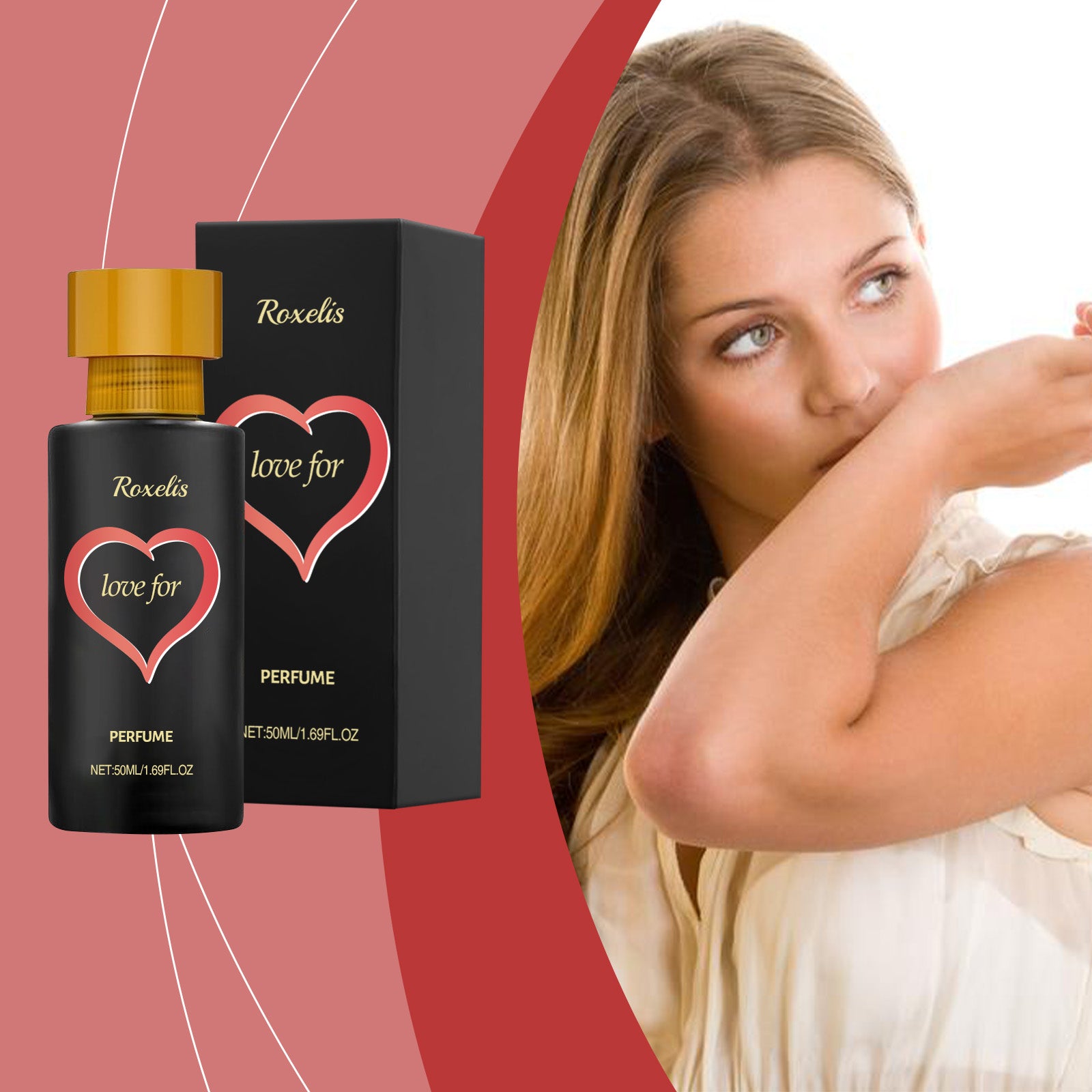 $18.63 - Roxelis Sandalwood Eau de Cologne, romantic fragrance, exudes charm, intimate atmosphere, fresh and long-lasting scent, travel size.