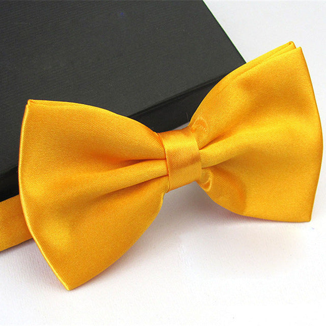 12.43 USD Nœud papillon homme, 1 pièce, style classique, en satin, idéal pour smoking, mariage ou soirée. Motif papillon ajustable.