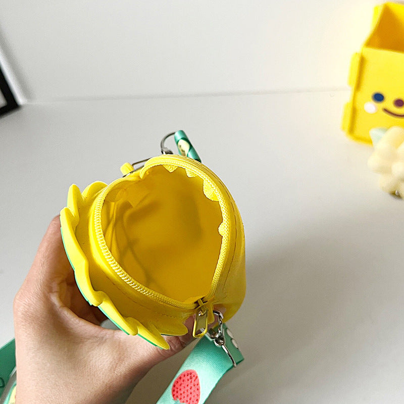 11.64 USD  Sac à main décontracté pour enfants, avec porte-monnaie pour bébé en silicone, idéal pour la maternelle.