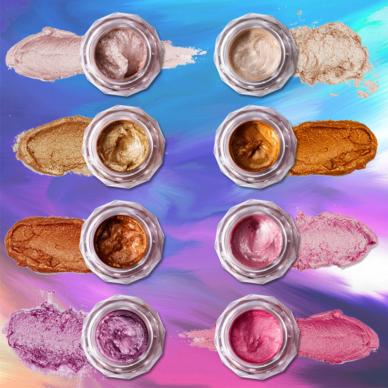 Iluminador, gel iluminador facial y corporal Pudaier Jelly Gel, sombra de ojos sirena