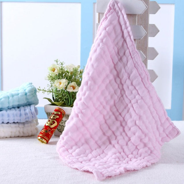 12.79 USD Serviette de bain bébé 100 % coton gaze, unie, ultra douce et très absorbante, idéale pour les nouveau-nés.