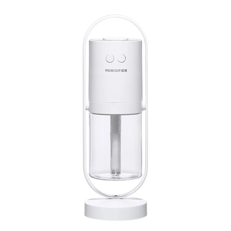 Mini USB Humidifier Nightlight with Projector and Colorful Lamp for Bedroom
