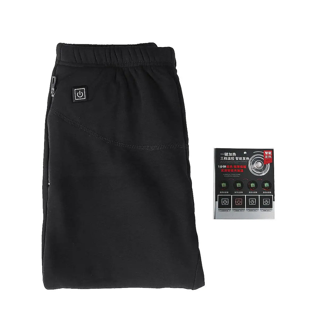 Pantalon chauffant d'hiver pour femme et homme, idéal pour la randonnée, le ski et les activités de plein air. Ce pantalon mince, rechargeable par USB, est également très pratique.